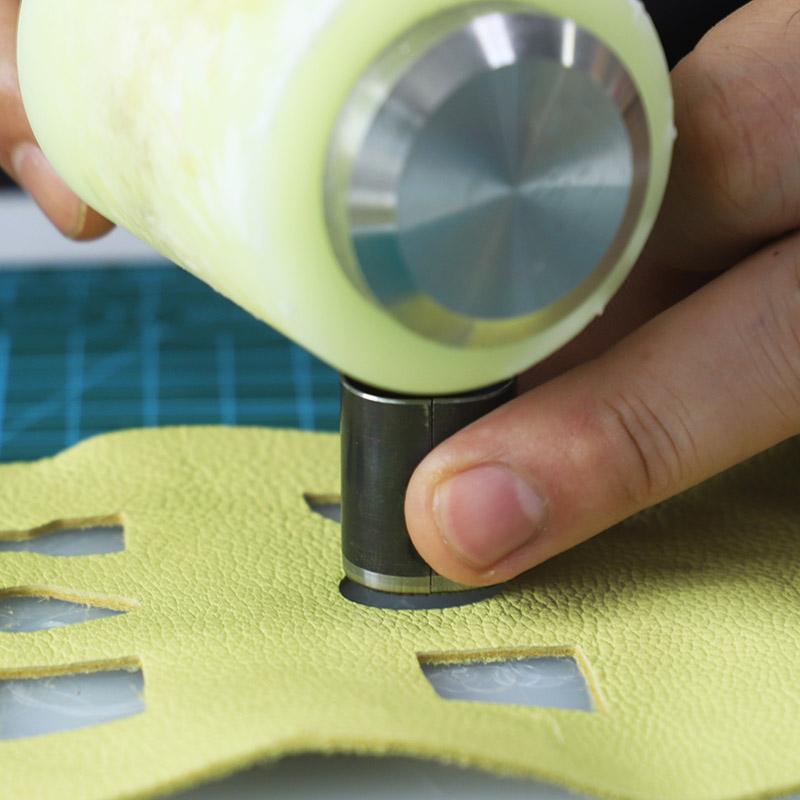 24/39/52/55pcs Manual Leather Drilling & Punching Kit Set, Manual Puncher Machine, Multiple Shapes Diy Steel Cutting Die Tool