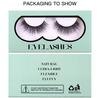 Blue Box 15mm Natural Style 3D Wispy Silk False Eyelashes Vegan Synthetic Hair Faux Mink Lashes