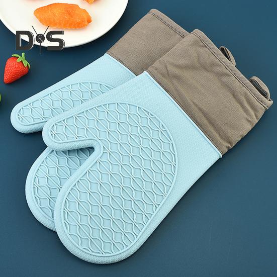 

1шт силиконовая рукавица для духовки гибкая универсальная эргономичная варежка для барбекю