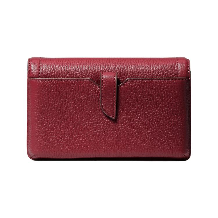 New MICHAEL KORS Jet Set Charm Leather Crossbody Bag, Shoulder Bag Small Women's Burgundy 32S1GT9C5L-950