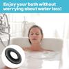 6 PCS Universal Tub Stopper Gasket, Replaces Stoppers Bathtub Drain Gaskets, High Elastic Rubber Seal Tub Stopper Gaskets for Tubs Drain Assemblies