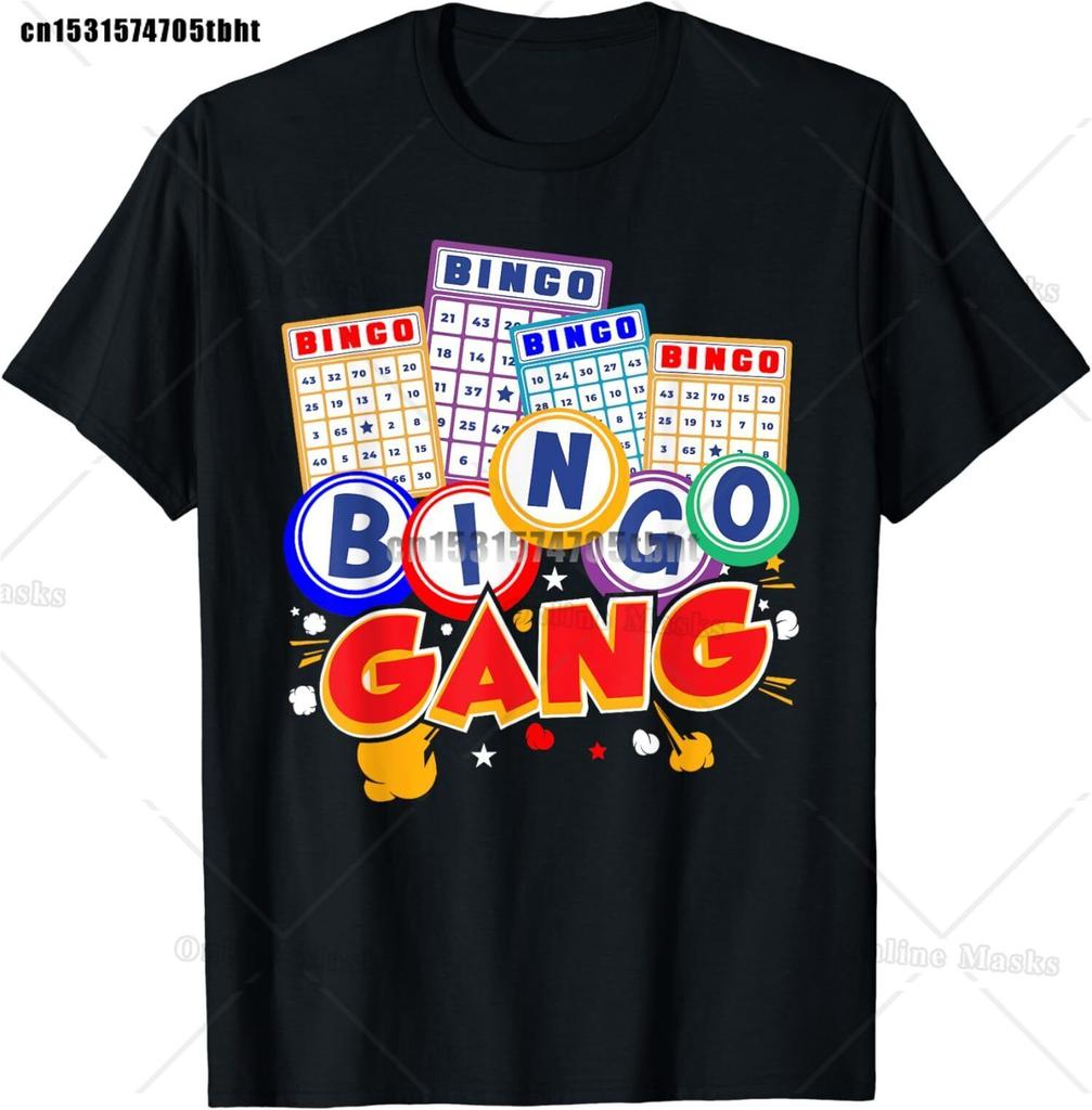 Crazy Bingo Lady Shirt Funny Lucky Bingo Shirt Player Hobby Gambling Bingo Queen TShirt Fashion Street Cotton Tops Tees