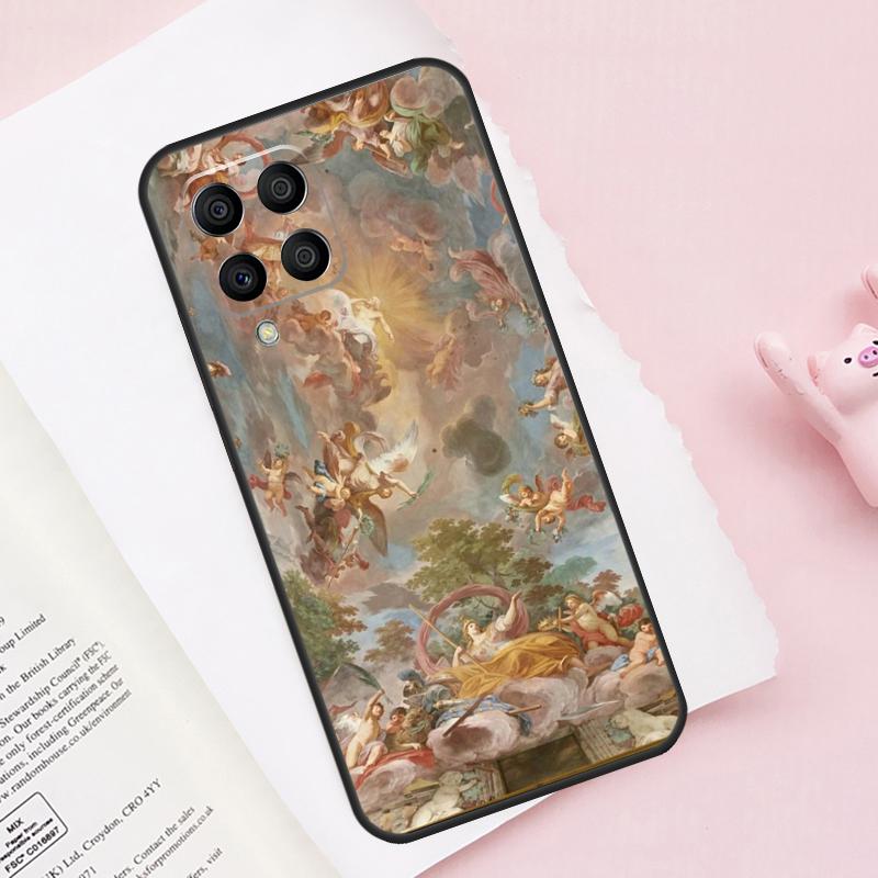 Renaissance Angels For Samsung Galaxy M54 M34 M14 M53 M33 M13 M12 M32 M52 M20 M15 M55 M21 M51 M31s M30s Case