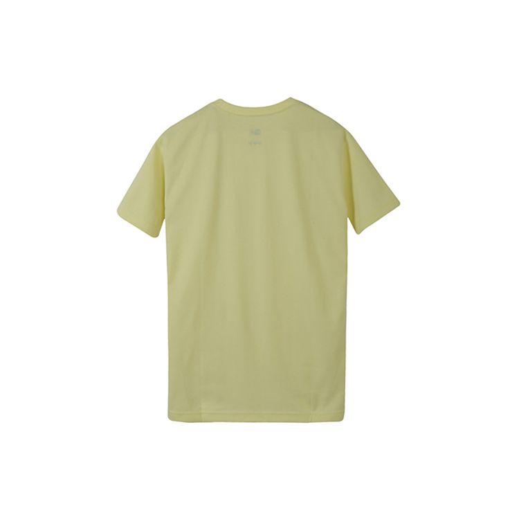 New Era Letter Print Classic T-Shirt Unisex tops Yellow Green 12354455