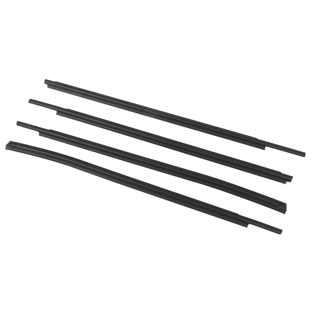 4Pcs Door Belt Molding Weatherstrip 68160?0C020 Weatherstrip Molding Trim Replacement for Toyota