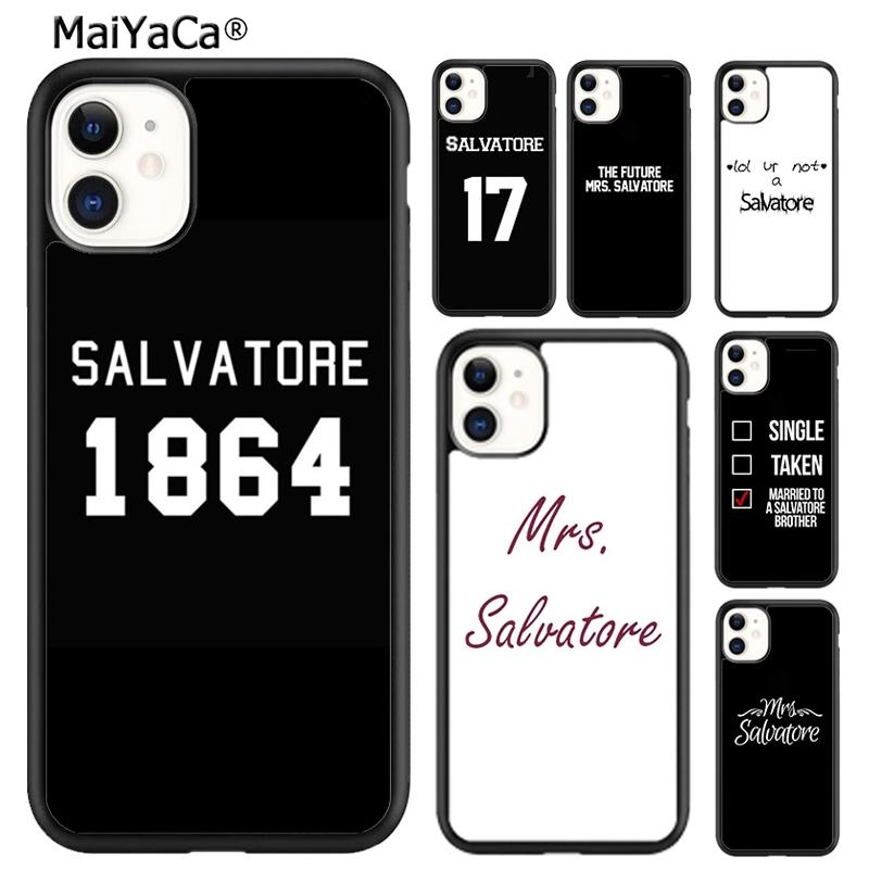 MaiYaCa Vampire Diaries DAMON Stefan Salvatore Phone Case For iPhone 17 Air 16 16e 15 14 Plus 11 12 13 Pro Max Cover Coque