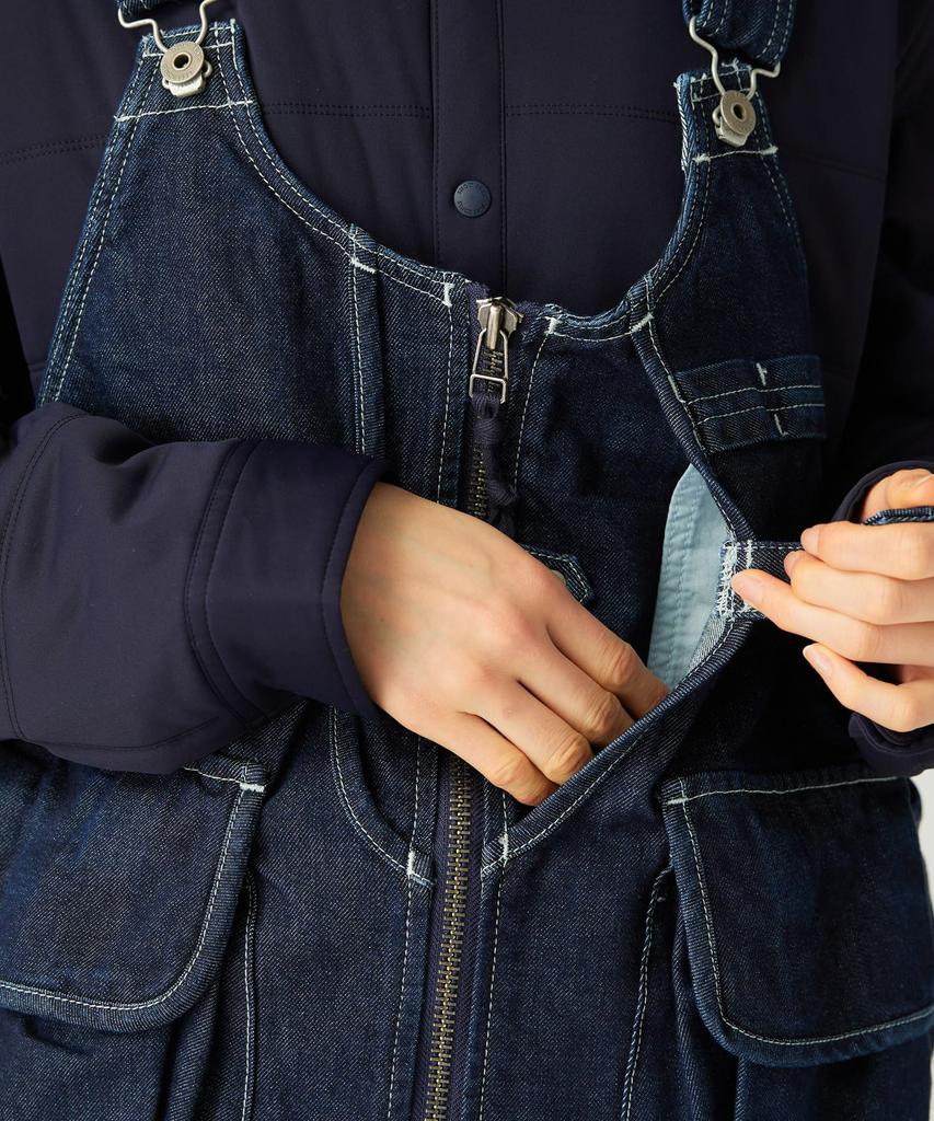 Snow Peak TAKIBI Denim Vest and Size L JK-25AU012, Men's Women's, Indigo,