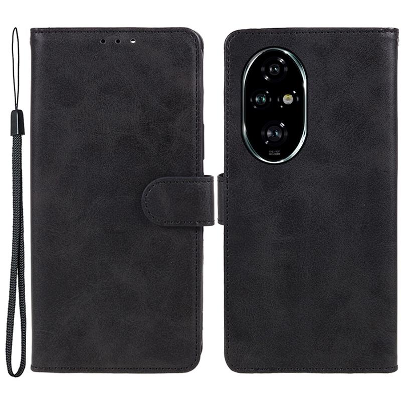 For Honor 200 Pro 5G Wallet Case Calf Texture Leather Phone Cover