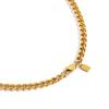 EMANCO Gold Color Stainless Steel Necklace Hip-Hop Style Cuban Chain Element Wear Trendy Fashion Men's Jewelry Necklaces
