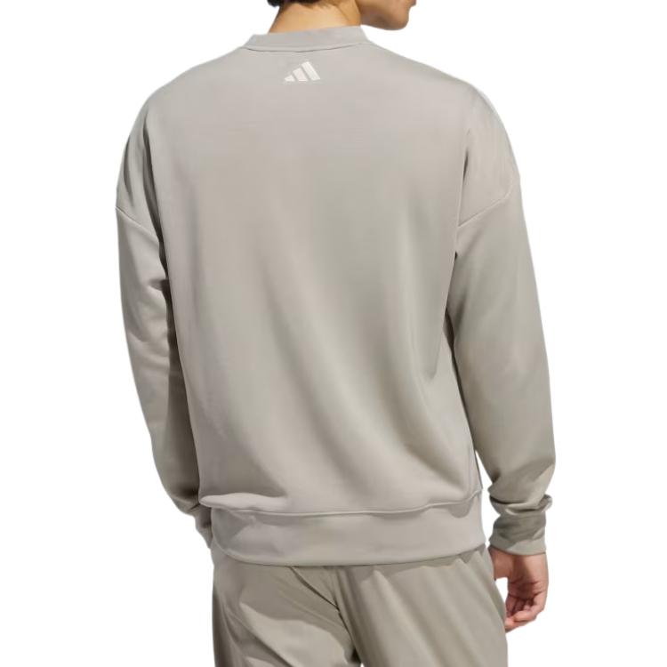adidas Über einfarbiges Rundhals-Sweatshirt Herren Sweatshirt Grau JF4874