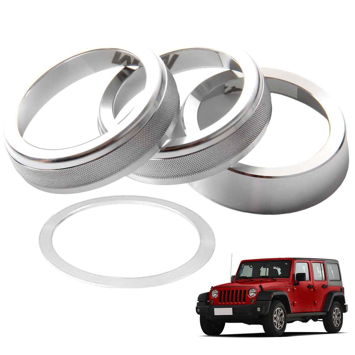 

Air Conditioner Dial Cover for Jimny Interior Parts for New серебряный