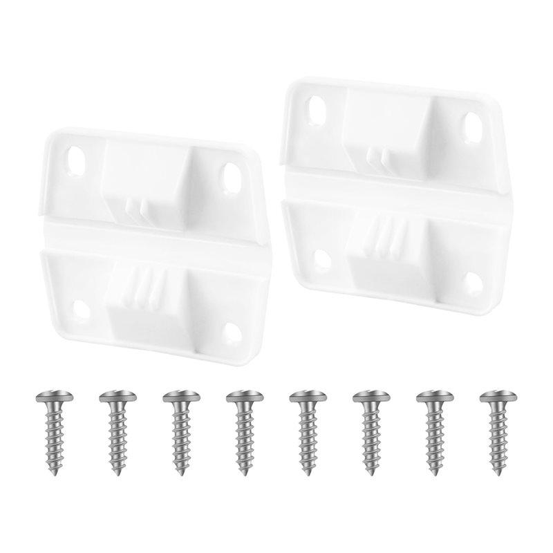 4 Pack Cooler Plastic Hinges With Screws Set, Cooler Hinges Replacement Parts, For Camping Coolers