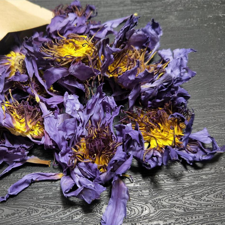 Egyptian Blue Water Lily Bluelotus Flower Blue Lotus Dried Flower 30g Sleep Aid Health Flavor Tea