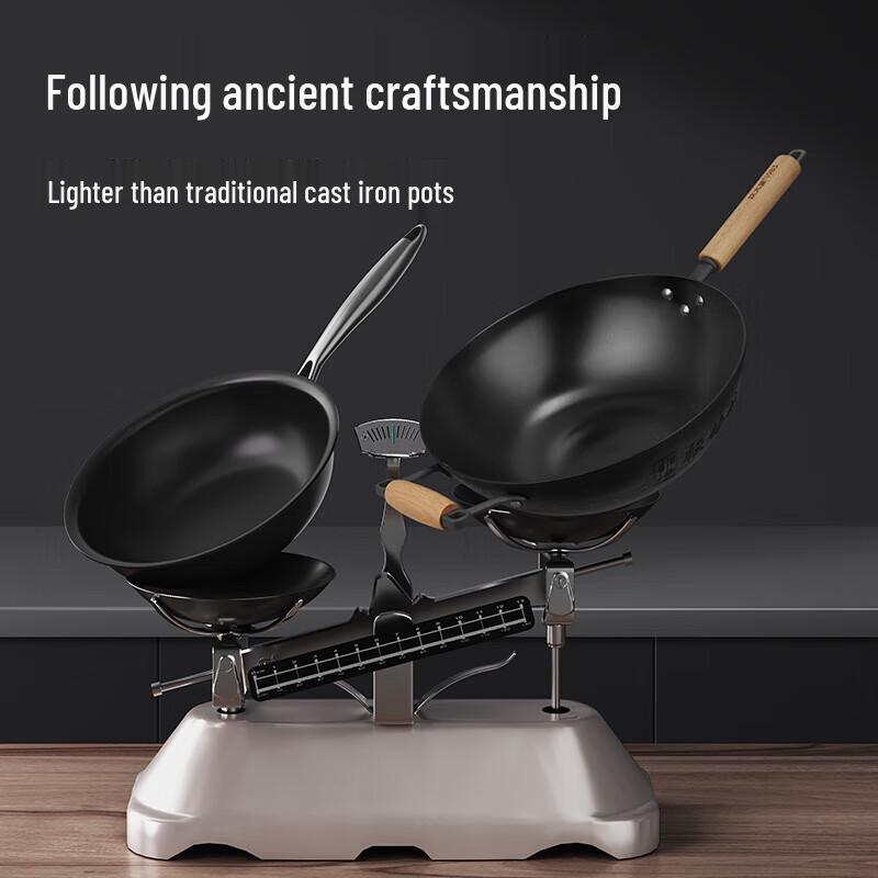 Cooker King 30cm Cast Iron Wok