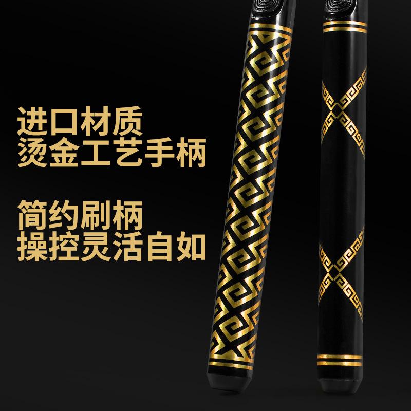 Single Pack Independent Boxed Black Gold Long Head Toothbrush,for Both Male and Female Adults, New Soft Bristled Toothbrush