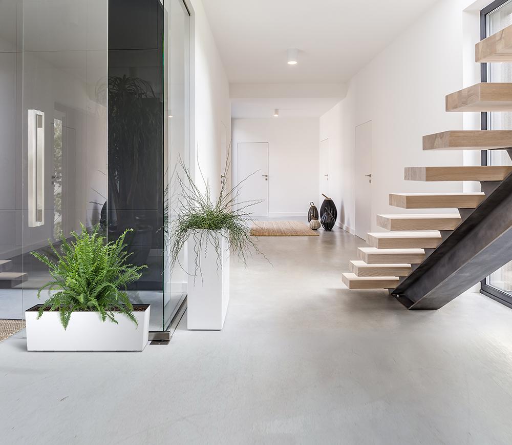 Urbi DUC800 podlouhlý květináč s vložkou | Antracit