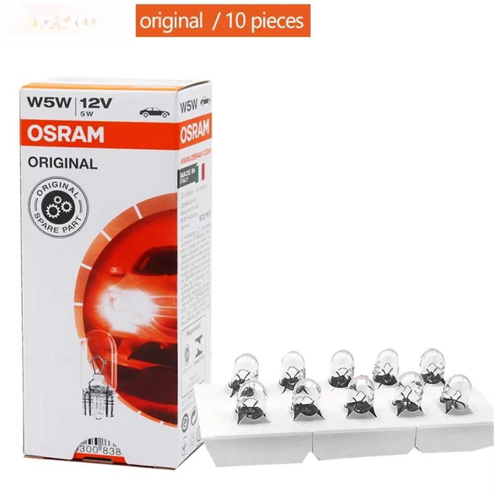 Original T10 W5W 6415 – 12V 5W Halogen Bulb for License Plate, Dome & Interior Lights, White, OEM Replacement"