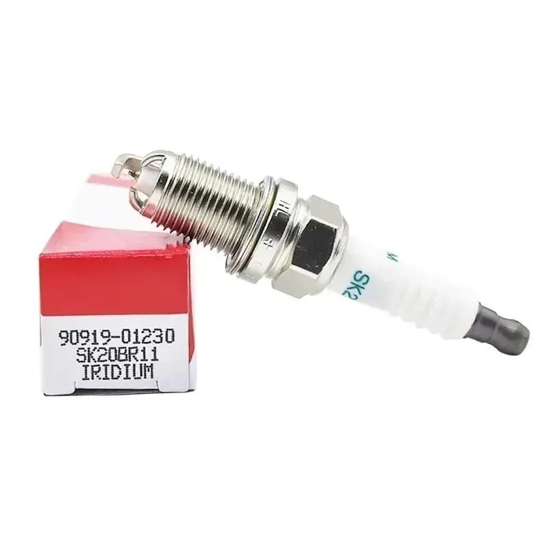 4/6 шт. 90919-01230 SK20BR11 Иридиевая свеча зажигания для Toyota RAV4 Avensis 97-08 Verossa T25 ZAT251 AZT250 9091901230 SK20BR-11 4pcs
