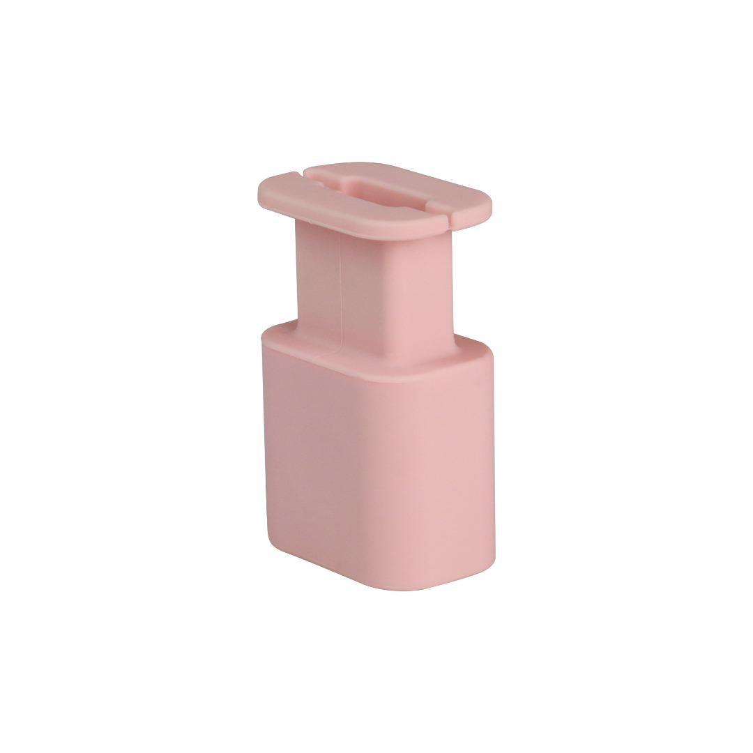 

Силиконовая защитная крышка для зарядного устройства, устройство для намотки зарядного кабеля для iPhone 18/20 Вт, зарядное устройство YSL розовый