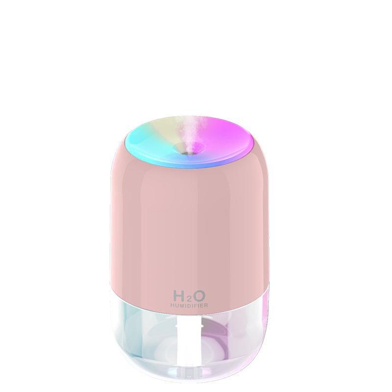 Portable USB Colorful Cup Humidifier: Compact, Silent, Large Mist Volume, Ideal for Home, Office, or Car.