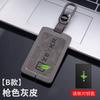 Zinc Alloy Car Key Case Cover For Zeekr 001 007 009 Smart Car Key Card Holder Shell Fob Keychain Ring Holder Car Accessories