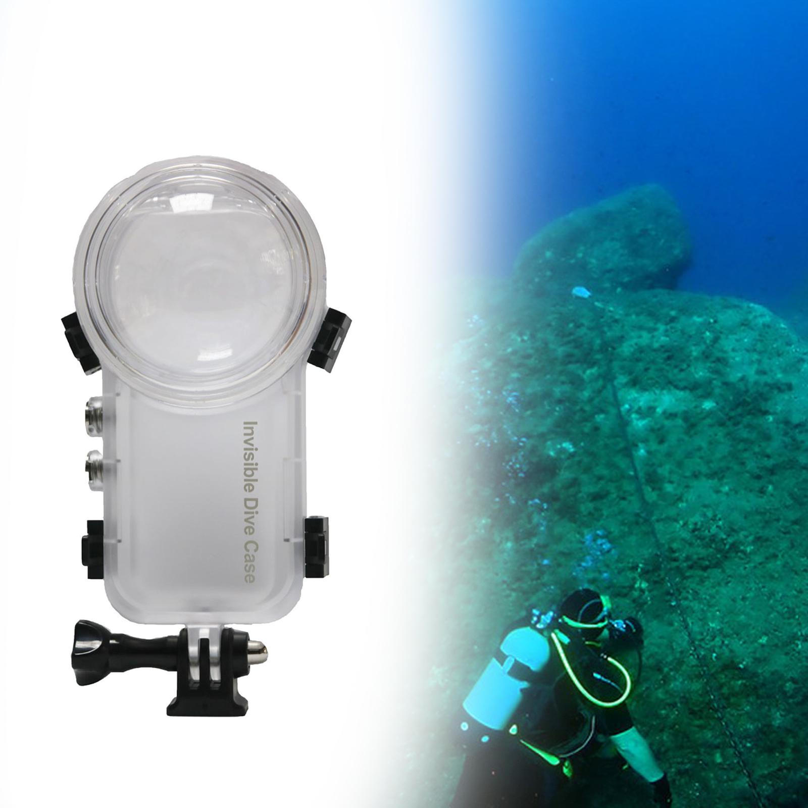 

Чехол для дайвинга для X3, панорамный чехол для видеокамеры с обзором 360°, водонепроницаемый чехол для дайвинга Invisible Clear