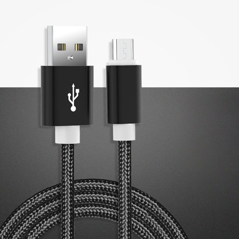 

Очень длинный кабель для быстрой зарядки с нейлоновой оплеткой USB для передачи данных, Type C USB-C/Кабель для быстрой зарядки для IPhone Samsung Xiaomi Huawei 2m for Type-C чёрный