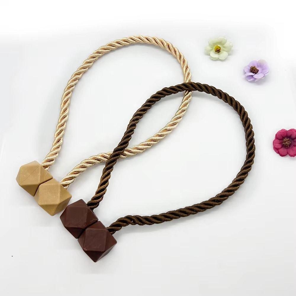 2Pcs INS Window Curtain Buckles Adjustable Magnetic Curtain Strap Curtain Holders  Home Decoration