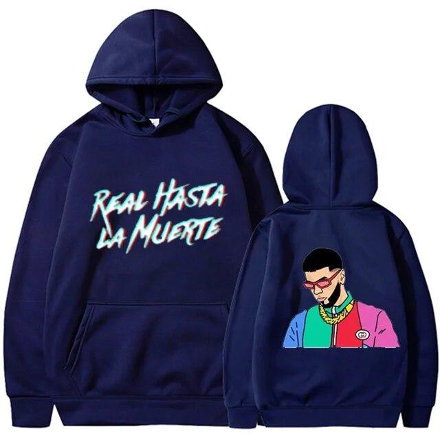 2022 NEW Printed Hoodies Sweatshirt Coat Real Hasta La Muerte casual Tracksuit Costume Unisex Women Clothing Anime Pullover Hoodie Unisex