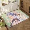 Anime Game N-Nekopara Floor Mat Soft Thickened Absorbent Non-Slip Bedroom Living Room Door Mat Home Decor Flannel Rugs