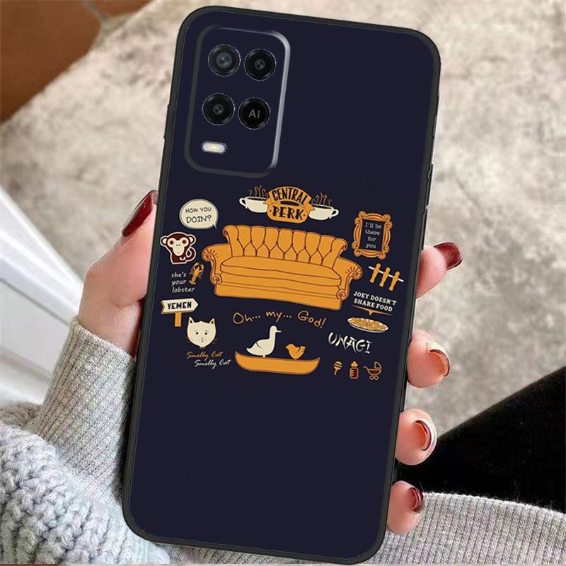 FRIENDS TV SHOW ICONIC Case For OPPO A57 A58 A77 A78 A98 A18 A54 A74 A94 A17 A15 A52 A72 A5 A9 A53 S A16 A76 A96