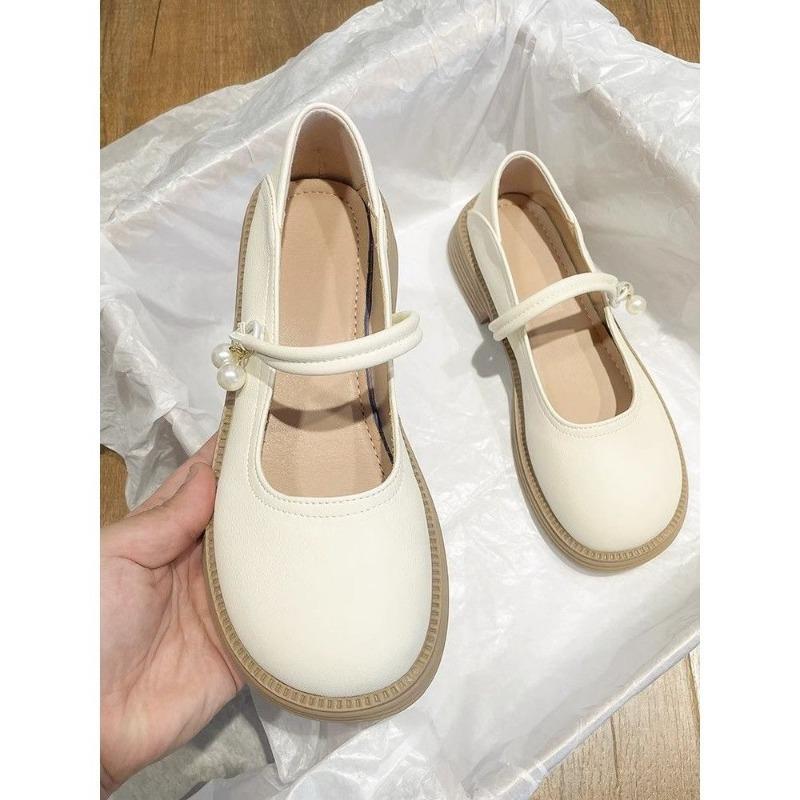 Mary Jane shoes summer new college style single shoes flat sole gentle wind small leather shoes women