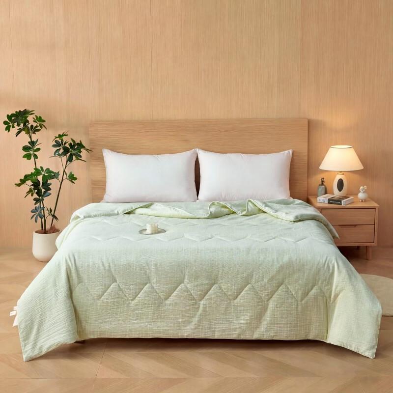 Hodo Double-Layer Gauze Summer Quilt циан