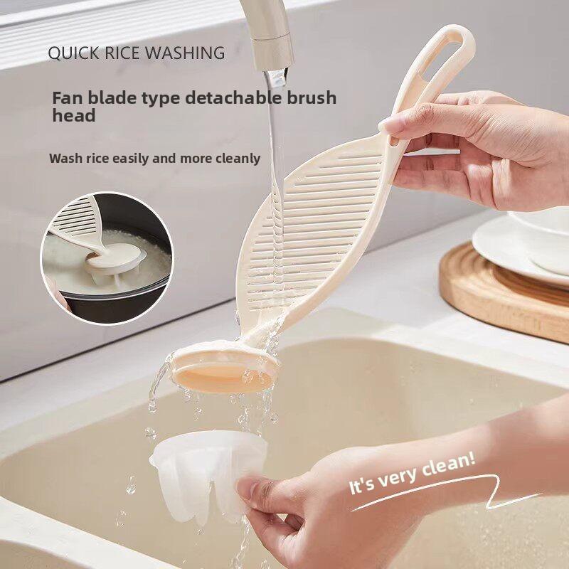 Milling Machine with Anti-freezing Hand Protection, Fast Rice Washing and Draining, Water-proof Plate Filter Screen No Rice Leakage, Kitchen Appliance