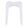 Womens Sparkle Rhinestone Mesh Long Sleeve Dance Crop Top Finger Loop Pullover Shrug Shoulder Cover