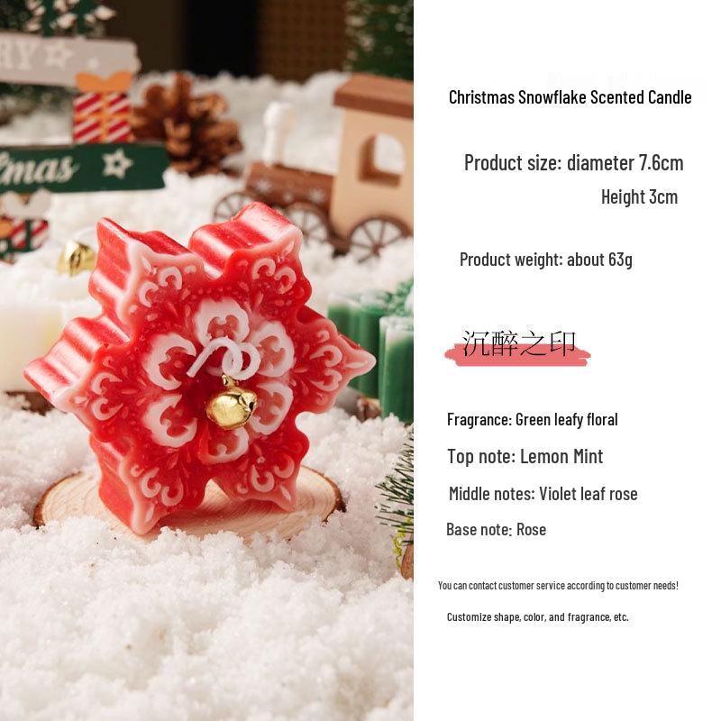 Christmas Tree-Shaped Scented Candle Ornament for Festive Decor
