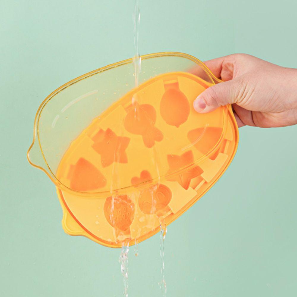 Dust Cover Ice Candy Maker with Ice Storage Box Ice Lolly Mold Cute Ice Pop Molds  Summer