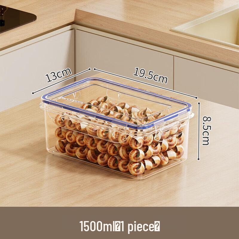 Qiwai Food-Grade Glass Freezer Storage Container