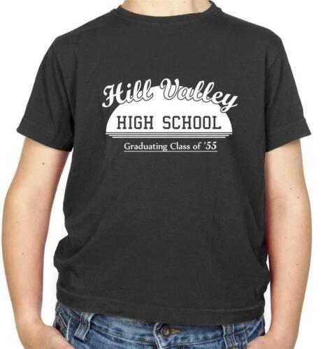 

Hill Valley High School 1955 Kids Boys Girls T-Shirt Tees Top Back To The Future - Movie - Marty 100