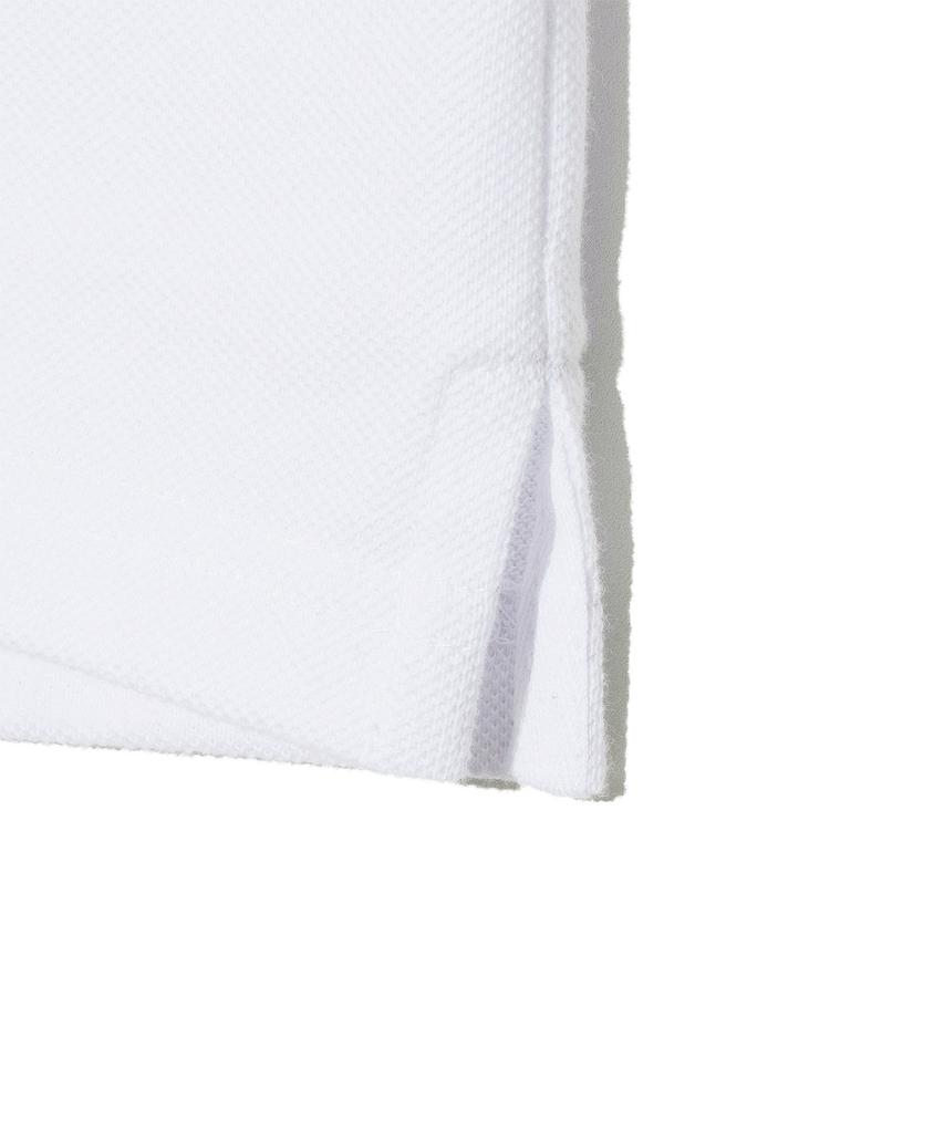 LEE Women Pique Collar Crop T-Shirt White