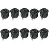 Rocker Switch SPST 2 Pin On/Off 12V 10A/125V 6A/250V Round Toggle Switch, For Car Boat Marine RV Automotive Truck Motorcycl L0U3