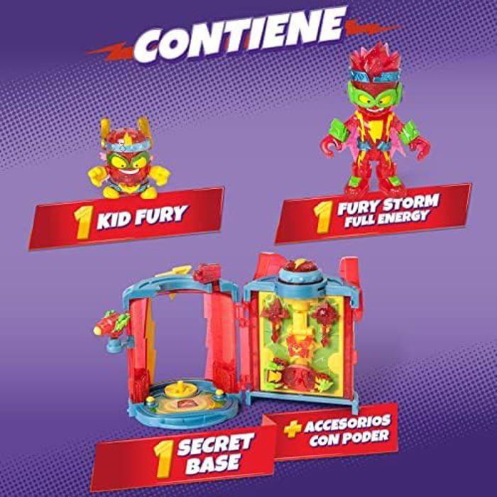 Figurine - superthings rivals of kaboom - fury storm - base secrète - kazoom kid exclusif - superthing exclusif
