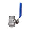 Naixin 304 Stainless Steel Two-Piece Heavy Duty Ball Valve