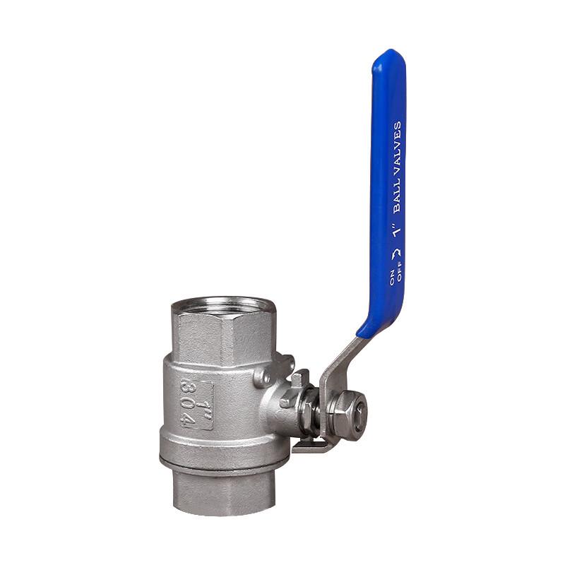 Naixin 304 Stainless Steel Two-Piece Heavy Duty Ball Valve