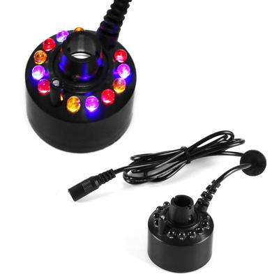 DC24V12 LED Colorful Super Mist Maker Fogger Fog Water Fountain Pond Atomizer Humidifier Atomizer Spray Head Accessories