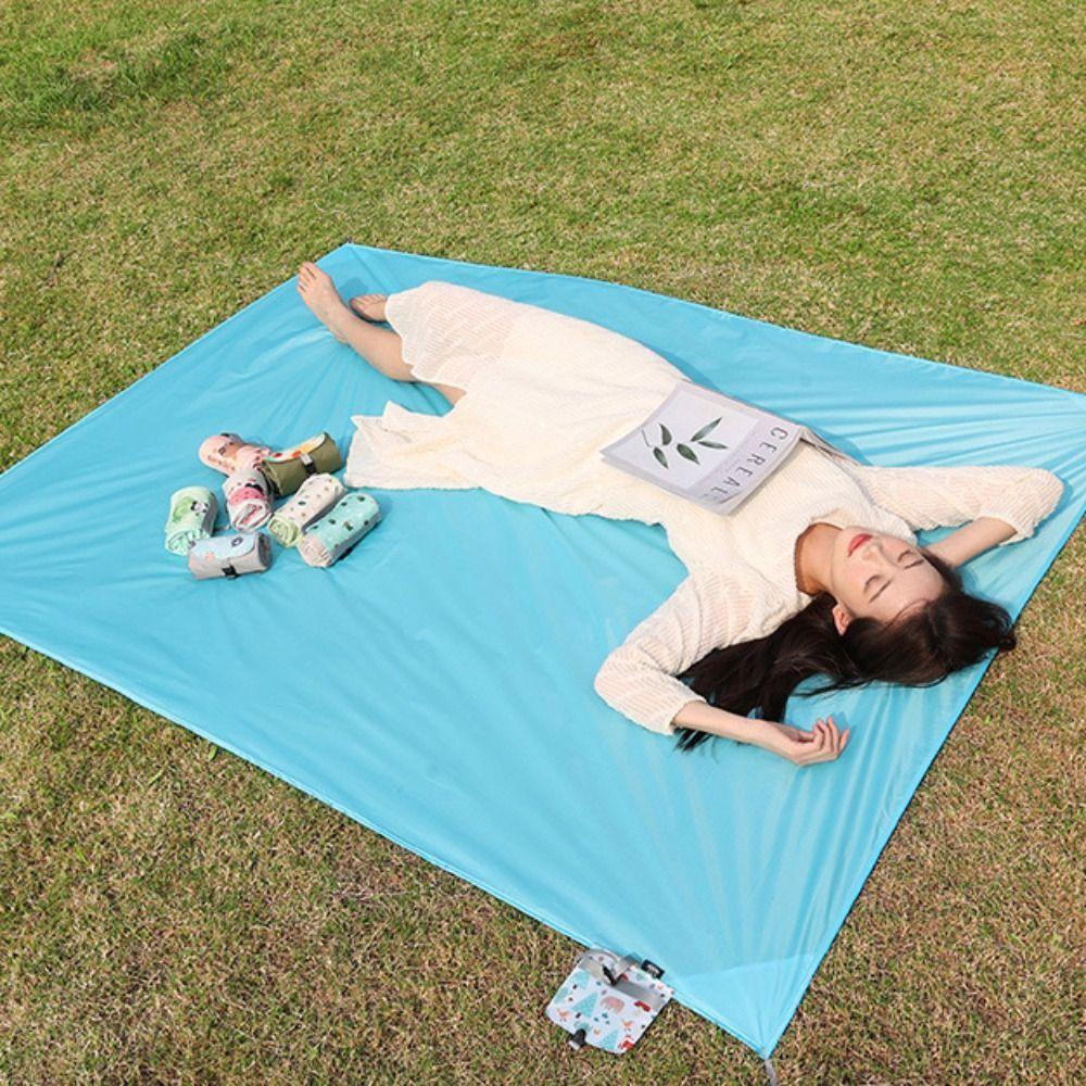 Wasserdichte Picknickmatte für den Außenbereich, Taschengöße, Mini-Strandmatte, Tragbare Picknickmatte für Reisen