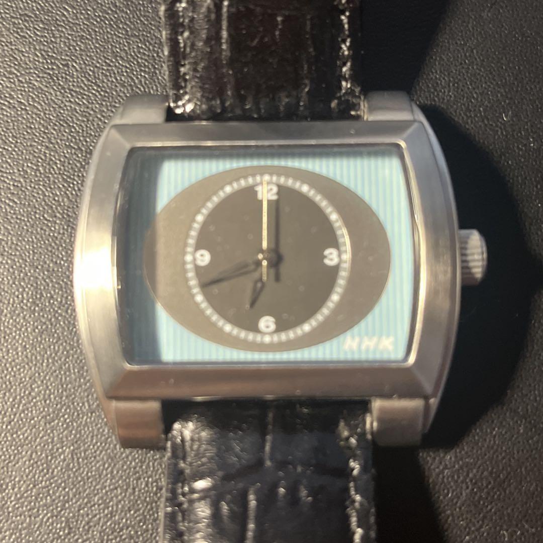 

[USED] NHK time signal clock design wristwatch