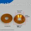 M8 Color Decorative Aluminum Alloy Countersunk Fish Eye Screw Washer