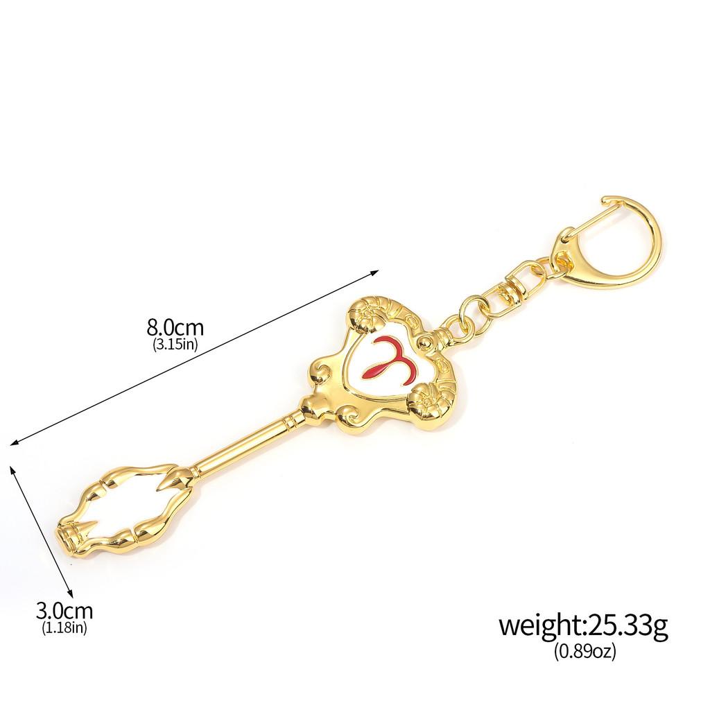 Fairy Tail Zodiac Sign Keychain Zinc Alloy Gift For Anime Fans