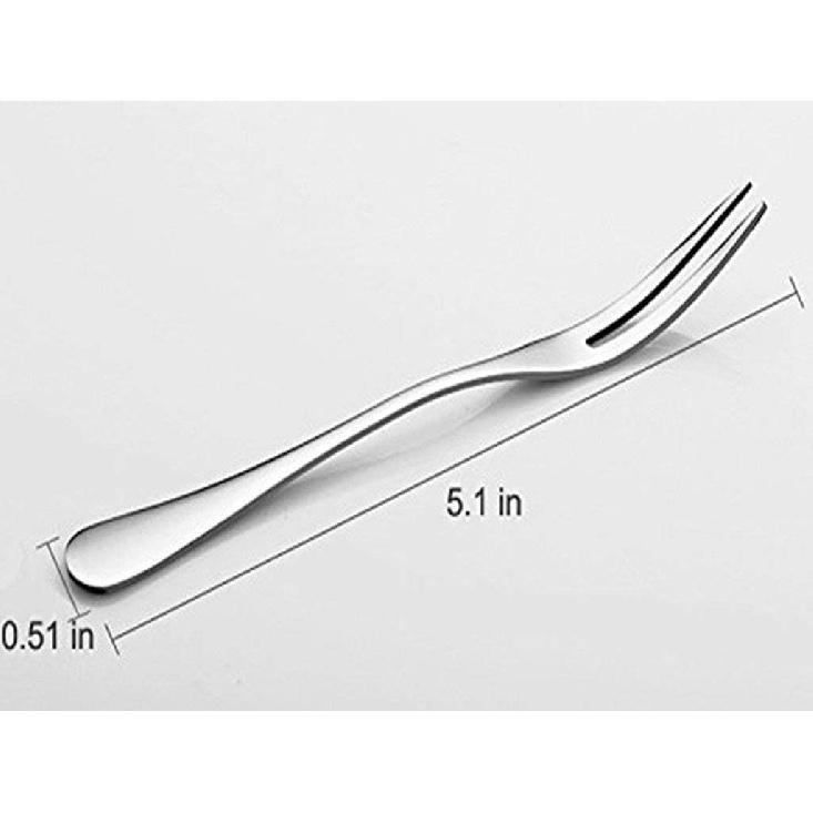 20 Pack Appetizer Dessert Forks, Stainless Steel Mini Salad Fruit Tasting Forks Cocktail Fork (Appetizer)